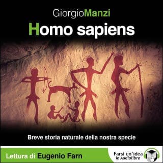 Homo sapiens – Giorgio Manzi, copertina dell'audiolibro