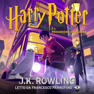 Harry Potter e il Prigioniero di Azkaban – J.K. Rowling, copertina dell'audiolibro
