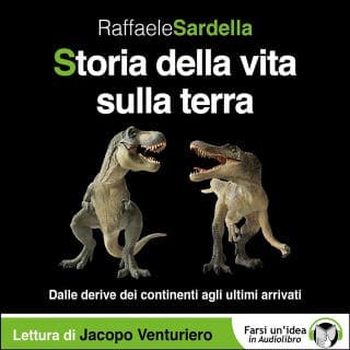 Storia della vita sulla Terra – Raffaele Sardella, copertina dell'audiolibro