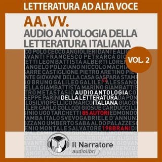 Audio Antologia della Letteratura Italiana-Vol. II (1800-1900) – Autori Vari (a cura di Maurizio Falghera), copertina dell'audiolibro