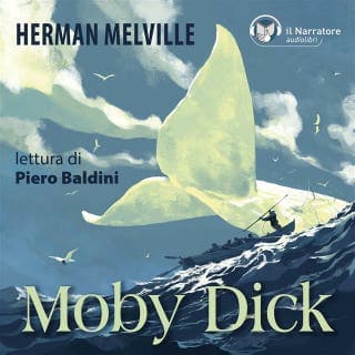 Moby Dick (The Whale) – Herman Melville, copertina dell'audiolibro