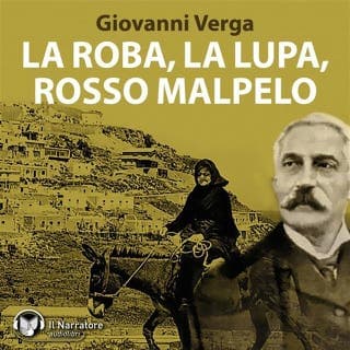 La roba, La lupa, Rosso Malpelo – Giovanni Verga, copertina dell'audiolibro