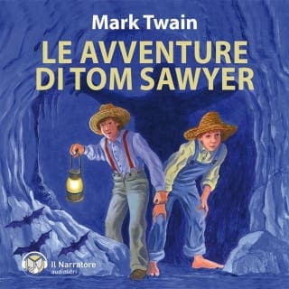 Le avventure di Tom Sawyer – Mark Twain, copertina dell'audiolibro