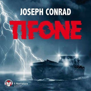Tifone – Joseph Conrad, copertina dell'audiolibro