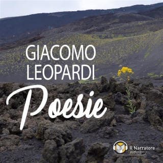 Poesie – Giacomo Leopardi, copertina dell'audiolibro