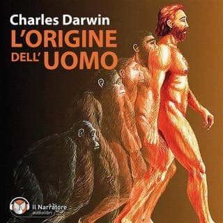 L'origine dell'uomo – Charles Darwin, copertina dell'audiolibro