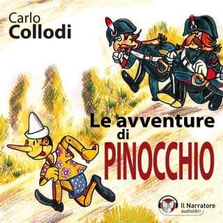 Le avventure di Pinocchio. Storia di un burattino – Carlo Collodi, copertina dell'audiolibro
