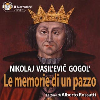 Le memorie di un pazzo – Nikolaj Vasil'evič Gogol', copertina dell'audiolibro