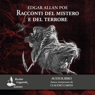 Racconti del mistero e del terrore – Edgar Allan Poe, copertina dell'audiolibro