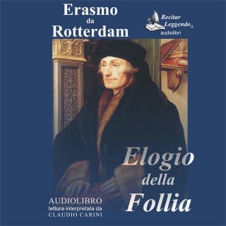Elogio della Follia – Erasmo da Rotterdam, copertina dell'audiolibro