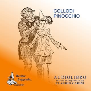 Le avventure di Pinocchio – Carlo Collodi, copertina dell'audiolibro