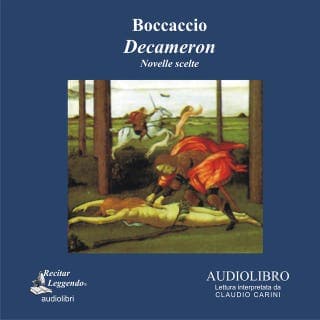 Decameron – Giovanni Boccaccio, copertina dell'audiolibro
