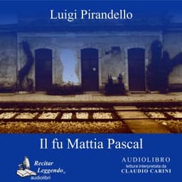 Il fu Mattia Pascal – Luigi Pirandello, copertina dell'audiolibro