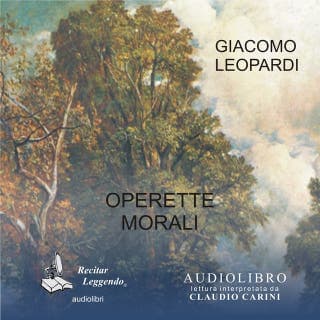 Operette Morali – Giacomo Leopardi, copertina dell'audiolibro