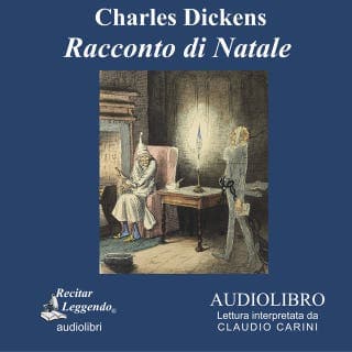 Racconto di Natale – Charles Dickens, copertina dell'audiolibro