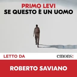 Se questo è un uomo – Primo Levi, copertina dell'audiolibro