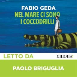 Nel mare ci sono i coccodrilli – Fabio Geda, copertina dell'audiolibro