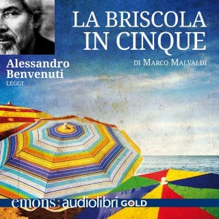 La briscola in cinque – Marco Malvaldi, copertina dell'audiolibro