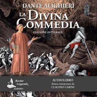 Divina Commedia – Dante Alighieri, copertina dell'audiolibro