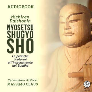Nyosetsu Shugyo Sho – Nichiren Daishonin, copertina dell'audiolibro