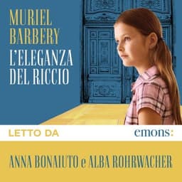 L'eleganza del riccio – Muriel Barbery, copertina dell'audiolibro