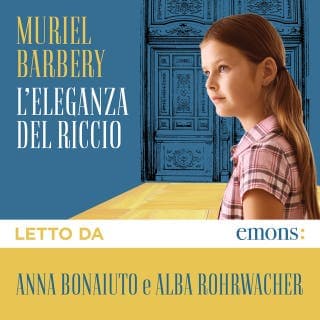 L'eleganza del riccio – Muriel Barbery, copertina dell'audiolibro