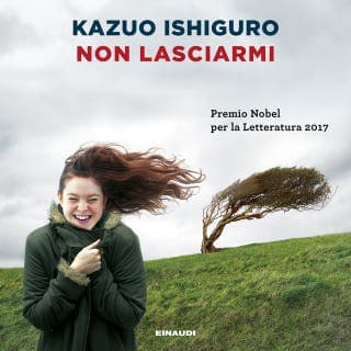 Non lasciarmi – Kazuo Ishiguro, copertina dell'audiolibro