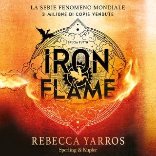 Iron Flame – Rebecca Yarros, copertina dell'audiolibro