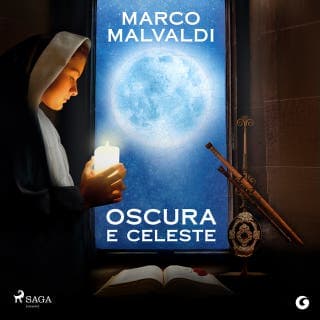 Oscura e celeste – Marco Malvaldi, copertina dell'audiolibro