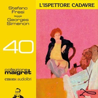 L’Ispettore Cadavre – Georges Simenon, copertina dell'audiolibro