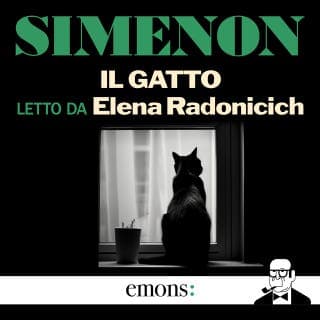 Il gatto – Georges Simenon, copertina dell'audiolibro