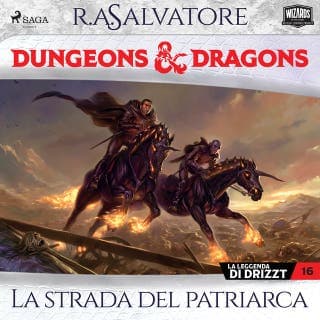 Dungeons & Dragons: La strada del patriarca – R.A. Salvatore, copertina dell'audiolibro